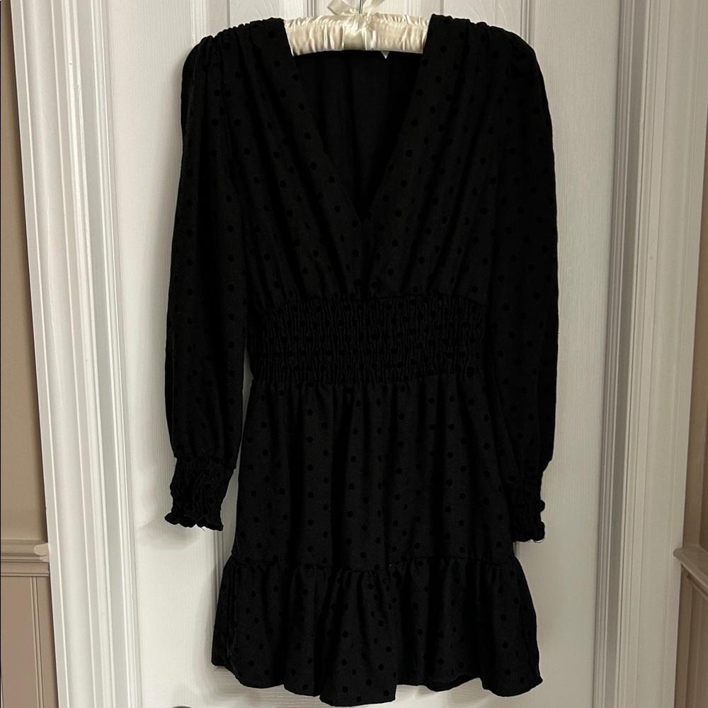 Zara black mini dress